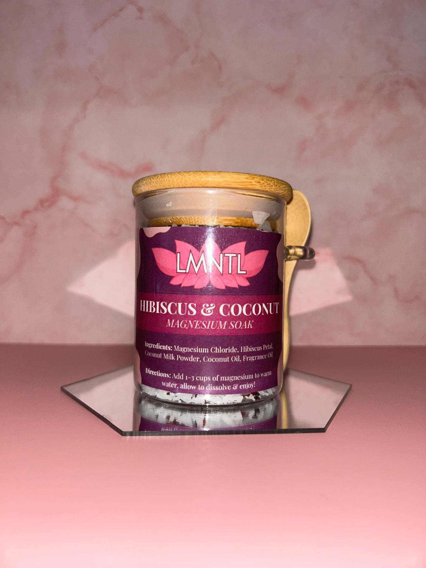 Hibiscus & Coconut Magnesium Bath Soak
